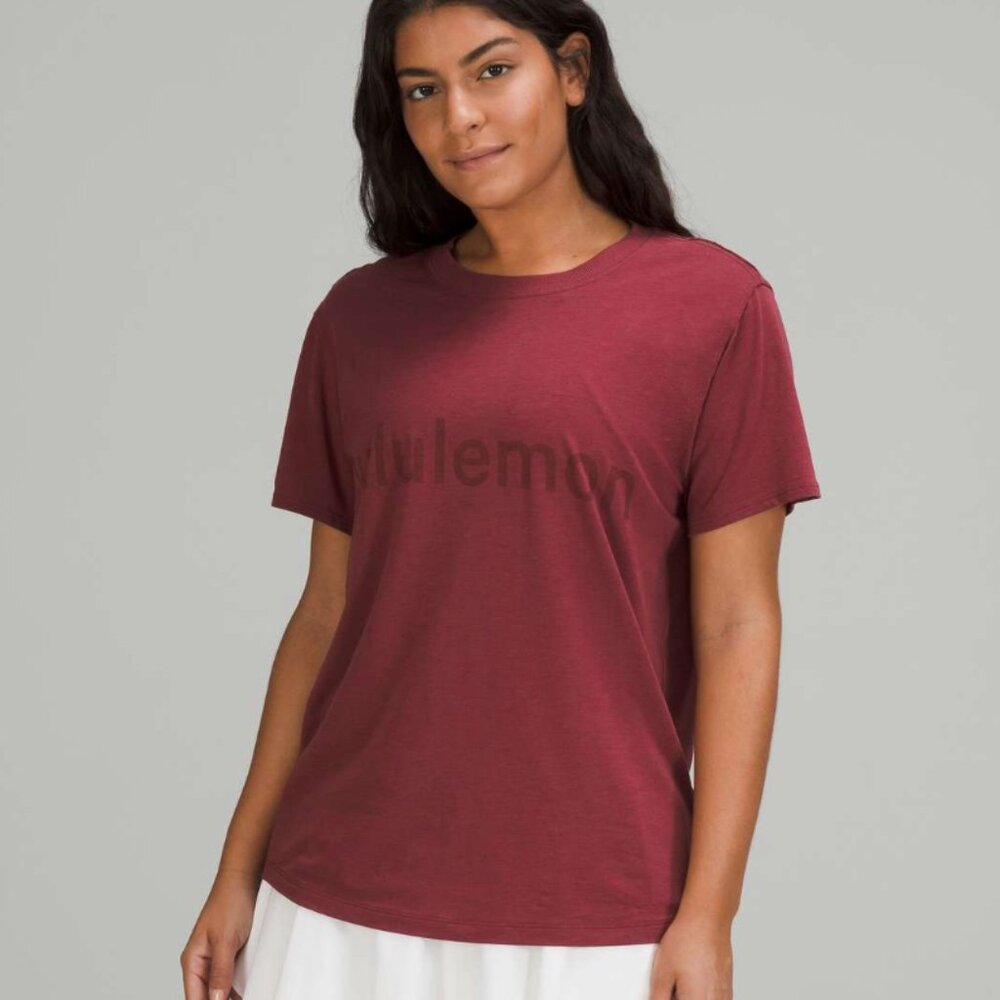 Lululemon All Yours Graphic Short Sleeve T-Shirt Mulled Wine